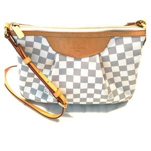 LOUIS VUITTON Siracusa PM Damien Azur handbag